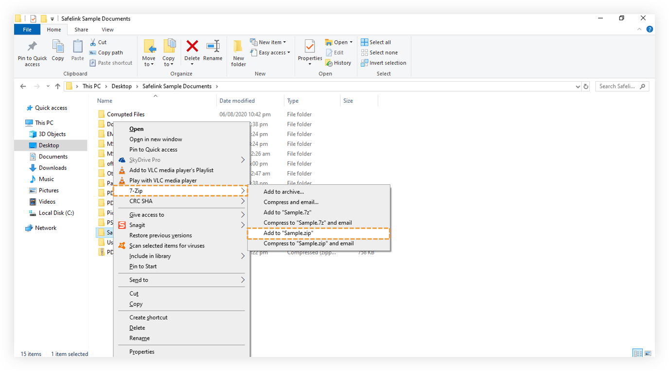 How to Compress a Folder Using 7-Zip Utility