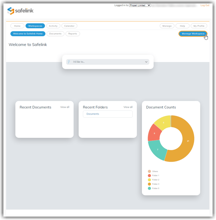 manage workspace main